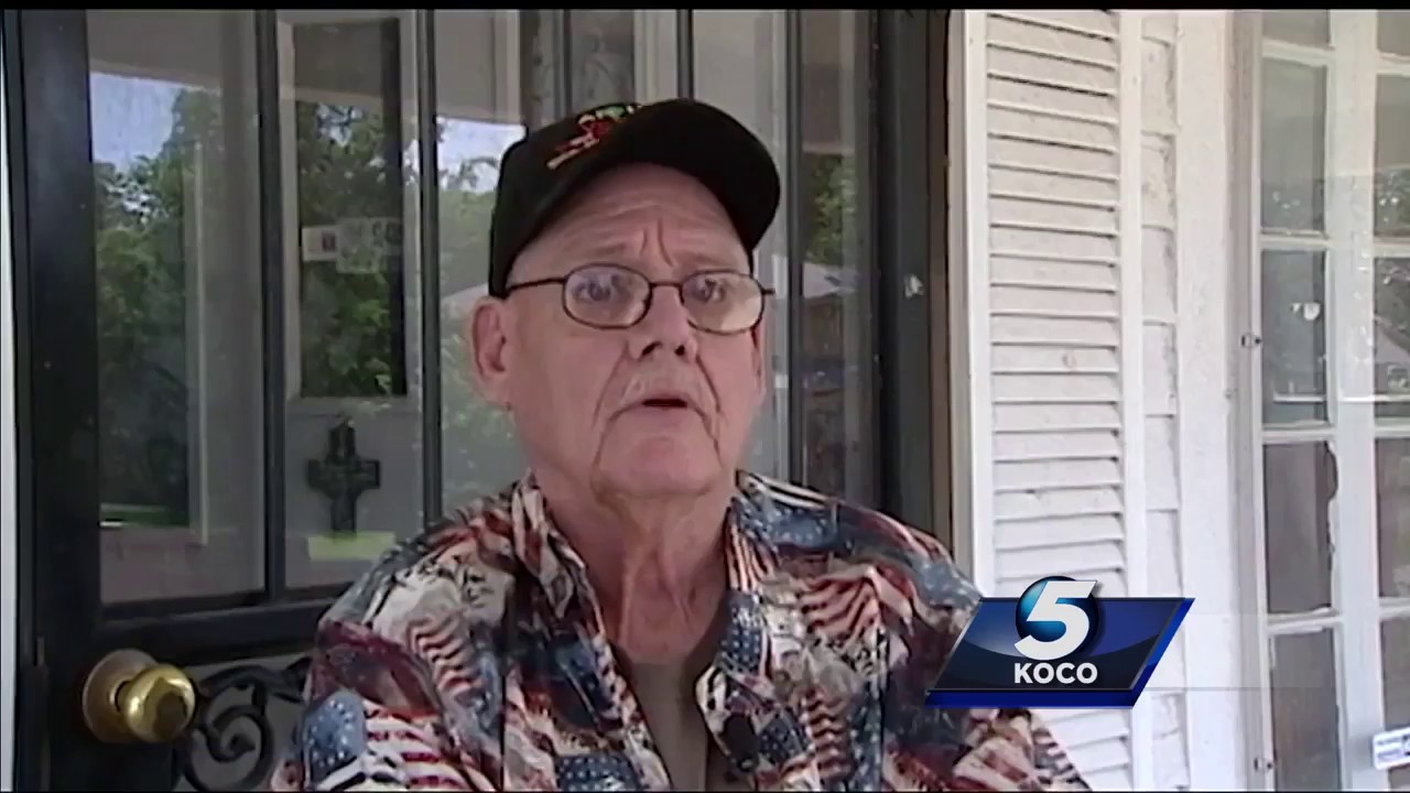 Veteran still picking up after storms threw bleachers into home