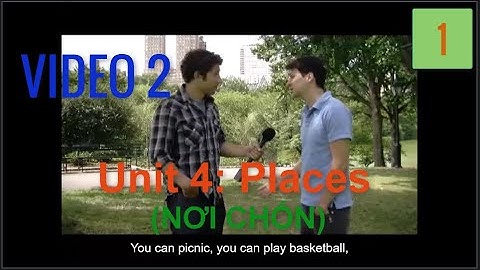 Unit 4: Places (NƠI CHỐN) - VIDEO 2 | tiếng Anh giao tiếp cơ bản | TH English