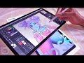 ✏️Tab S6 LITE Clip Studio Paint Drawing 🌱 60+ layers | Does it lag?