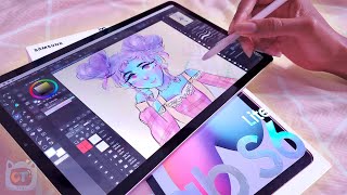 ✏️Tab S6 LITE Clip Studio Paint Drawing 🌱 60  layers | Does it lag?