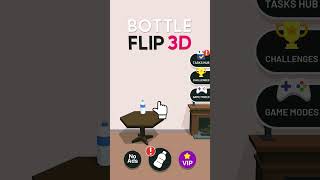 Bottle flip 3d gameplay 2 level done in one short #bigfishgames #gametest