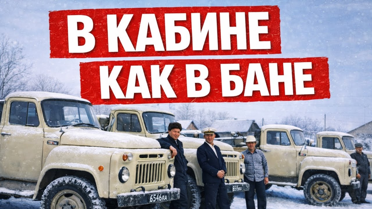 В КАБИНЕ БЫЛО ЖАРКО! ПОЧЕМУ ШОФЕРЫ ЭТИХ ГРУЗОВИКОВ НЕ ЗАМЕРЗАЛИ ЗИМОЙ? САМЫЕ ТЁПЛЫЕ КАБИНЫ СССР!