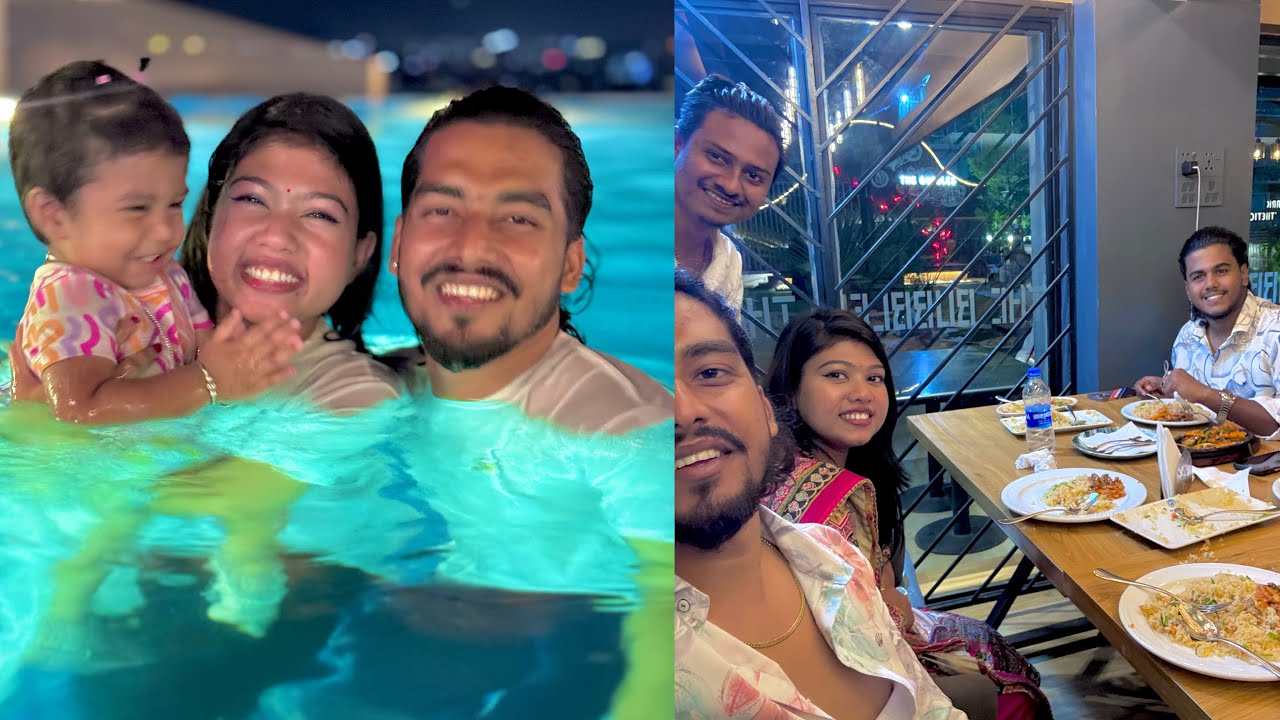 সোহা মামুনিকে নিয়ে প্রথম বার Swimming এ গেলাম🥰