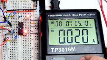 Electronics NOT gate digital inverter and OR logic gate circuit made from 74HC02 IC universal NORs