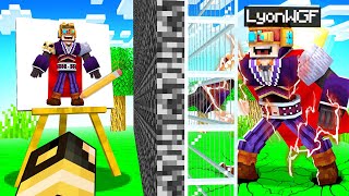 DISEGNO ROBLOX LYON PER CREARLO SU MINECRAFT! BATTAGLIA MOB!! screenshot 3