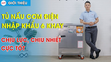 Tủ Nấu Cơm Điện Nhập Khẩu 6 Khay: Kích thước nhỏ gọn, dễ di chuyển (NS-THTQĐ6K) • Điện máy NEWSUN