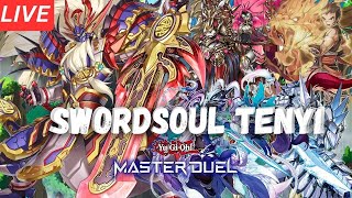 LIVE  YuGiOh! Master Duel  Ranked Grind + Fusion Link Festival || SwordSoul Tenyi