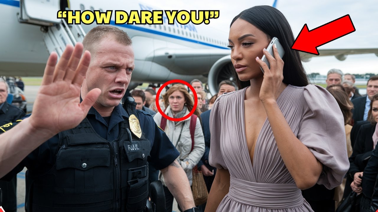 Outline Video Cop Refuses to Let Black Woman on the Plane – Shocked to Learns She’s the Undercover Airline’s CEO!