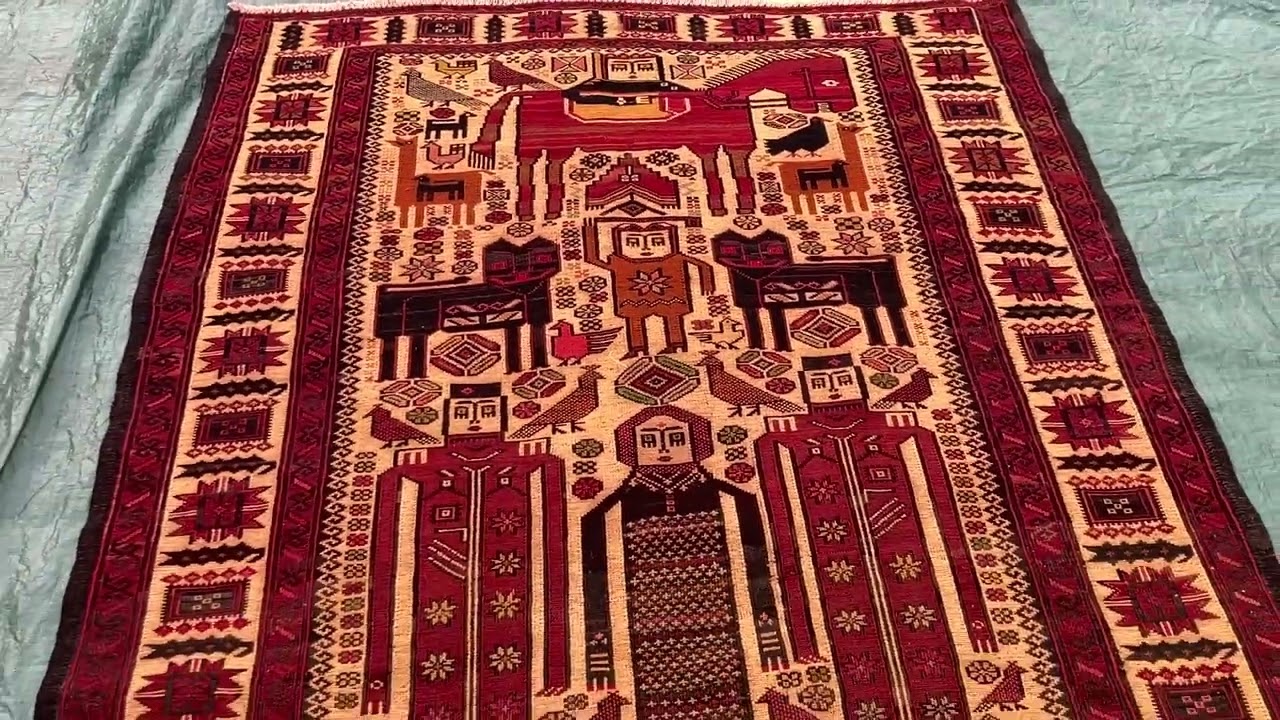 Vintage Kurdish Soumakh Rug 2.23m x 1.30m
