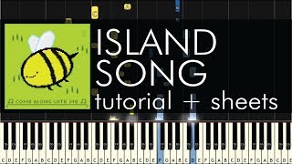 Video thumbnail of "Adventure Time - Island Song (Come Along with Me) - Piano Tutorial + Sheets"