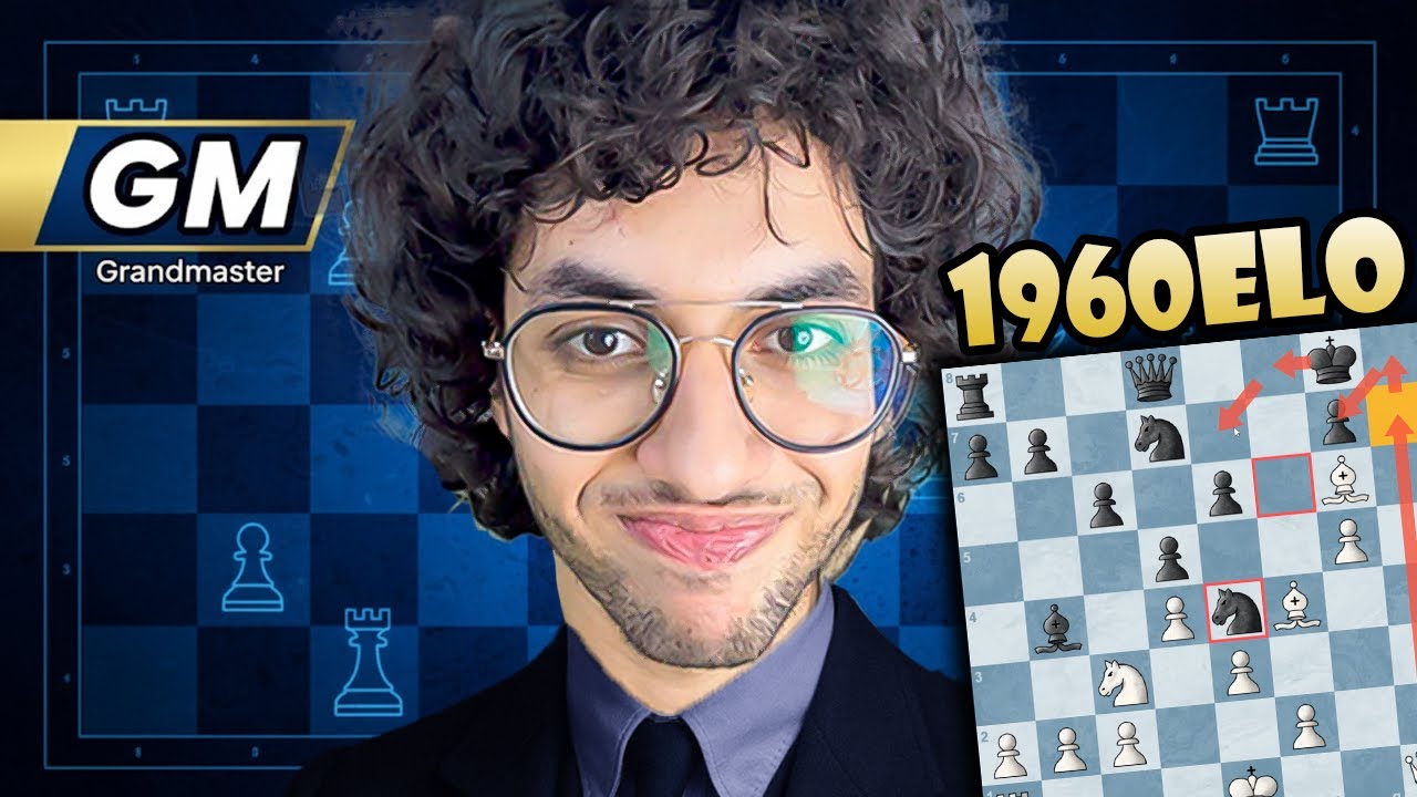 لعبت بأسلوب كاربوف | شطرنج في السريع | ضد تقييم 1960