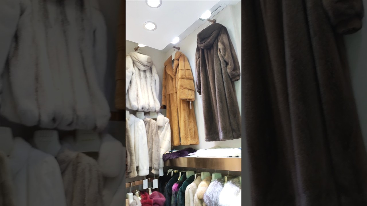 Mink fur coat in Guangzhou