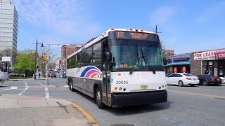 New Jersey Transit: 2020 Motor Coach Industries D4500CT #20035 on the 161 Bus.