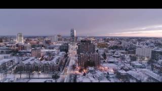 Stamford got a little snow