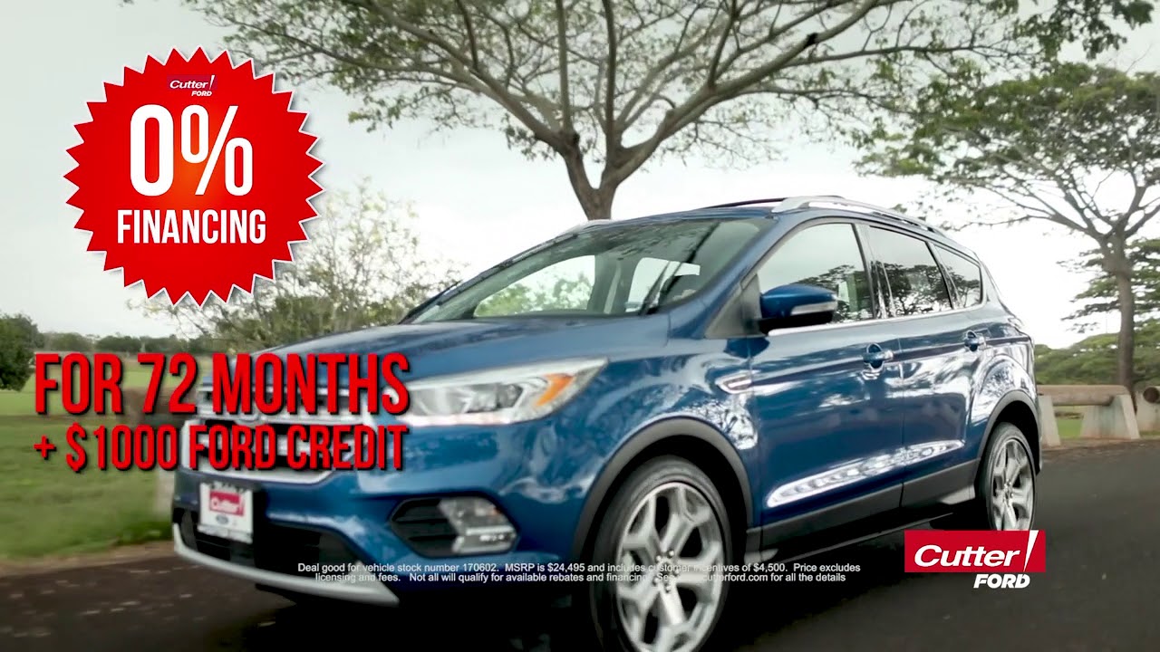 Cutter Ford Year End Sale Best Deals on 2017 Models in Hawaii YouTube
