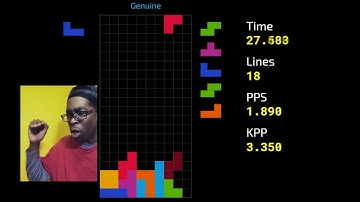 [tetris meme] sub 1 minute 40 line sprint