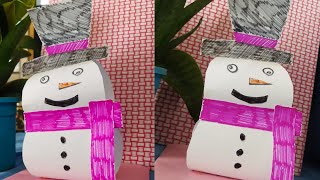 Christmas Craft /Diy snowman /Mayurithakur