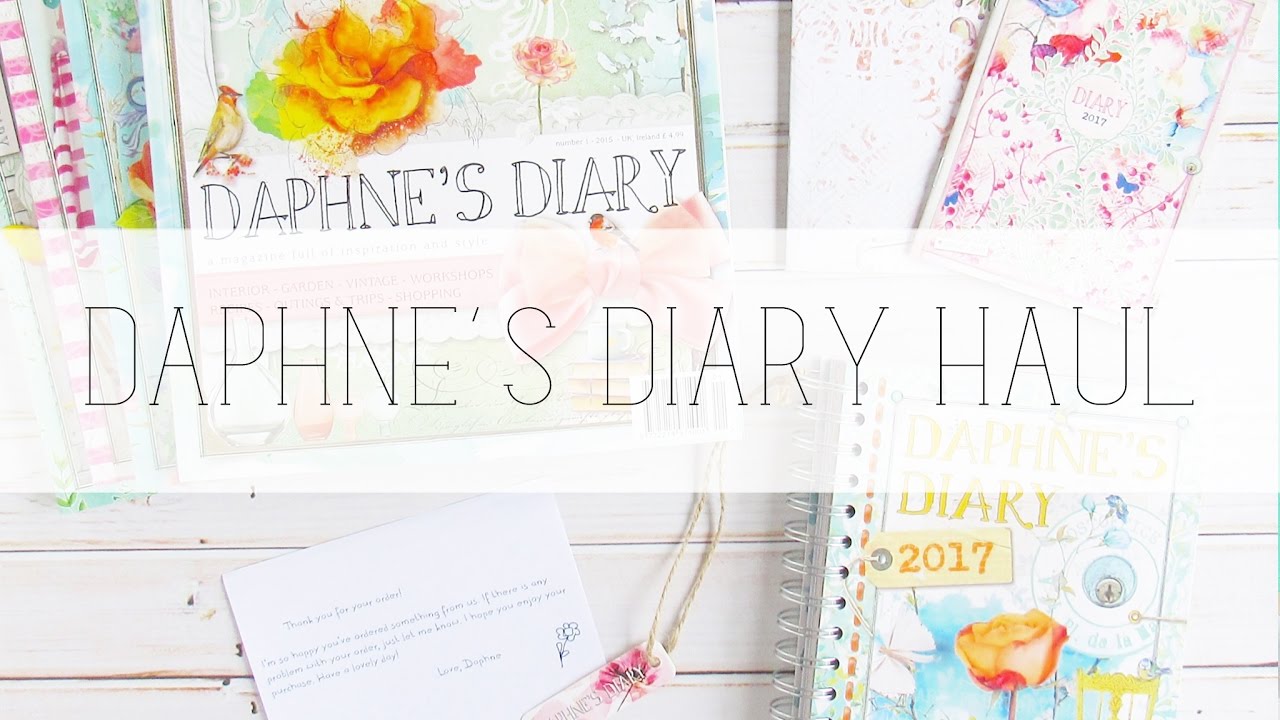 A feature in one of my favorite magazines - Daphne's Diary