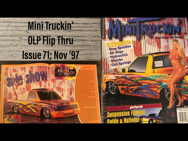 Mini Truckin Magazine Issue 71; Nov 1997 - YouTube