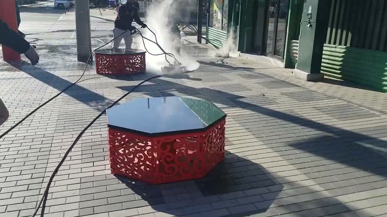 Transforming Storefronts & Sidewalks with Steam Cleaning