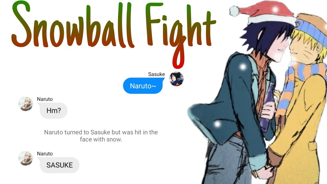 Sasunaru Christmas Oneshot: Snowball Fight