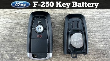 2017 - 2024 FORD F250 Remote Key Fob Battery Replacement - How To DIY Change Replace F-250 Batteries