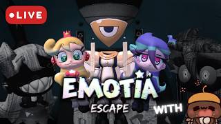 EMOTIA ESCAPE WITH CH3STNUTZ
Its a new game in Roblox under developing yet, meaning its still at beta. But its doing SO GOOD what it doenst even feel like its Roblox. The models, music, and animations are so nice. I just need some things to change, so Ill point it out. I hope they hear my opinions on some. Lets play this together, guys. Yall gonna love it 🤗!!
#roblox #emotiaescape #emotiaescaperoblox EMOTIA ESCAPE WITH CH3STNUTZ
