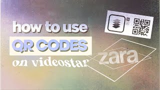 ◆ how to use my logos qr codes on videostar #2 | zaraudio @zaraudio