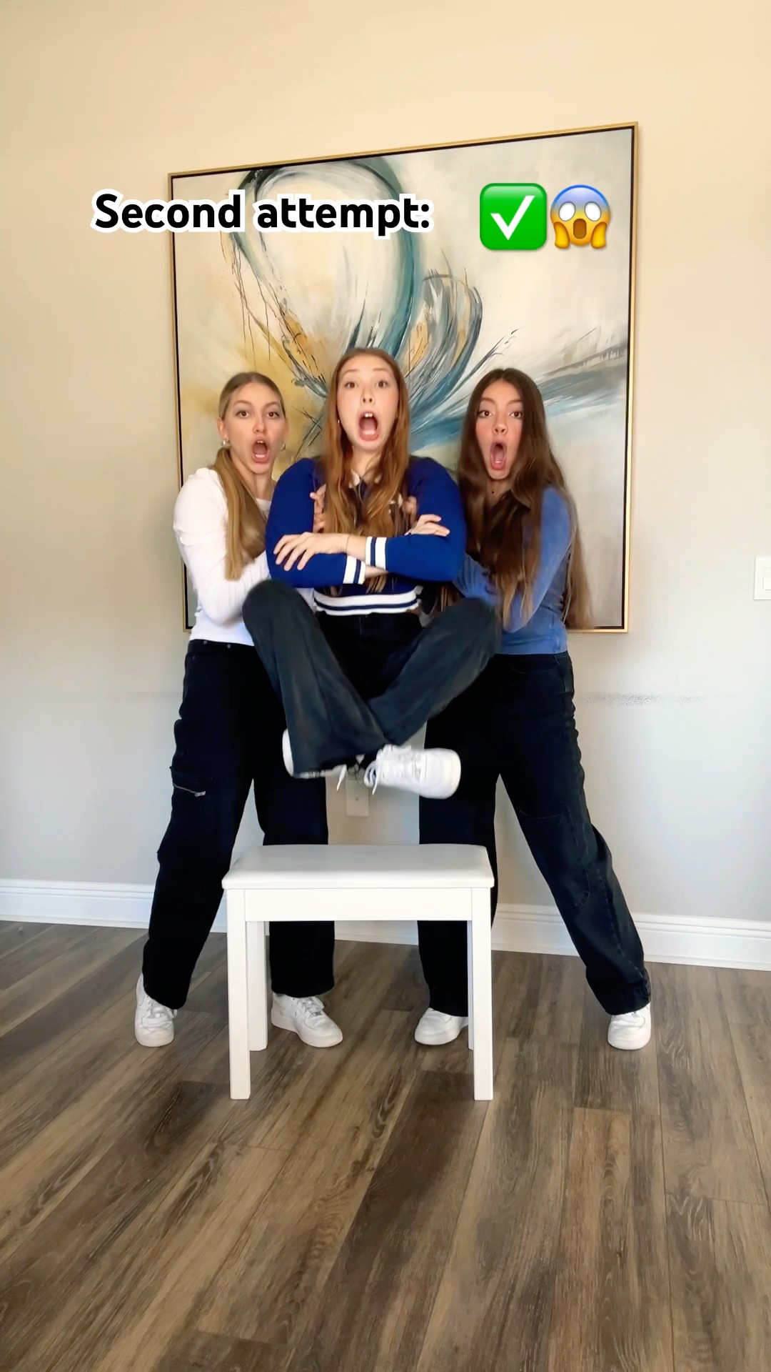 SHE’S LEVITATING! ??? | Triple Charm #Shorts