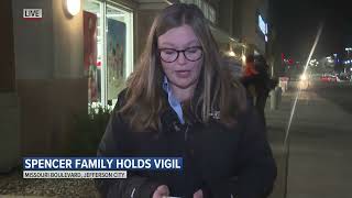 Family of Erik Spencer holds vigil Friday, one month after funeral