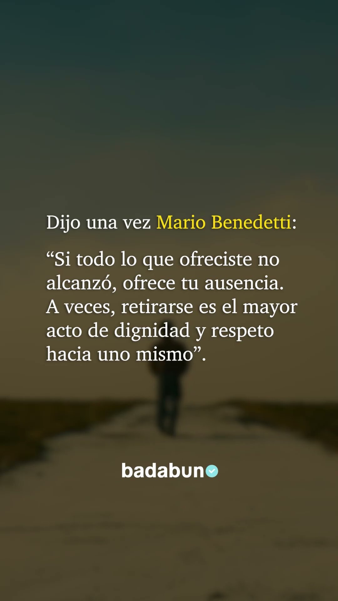 La lección más dura: aprender a irse