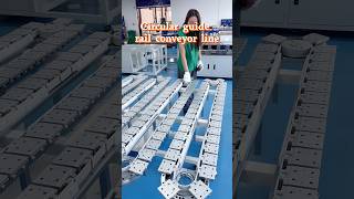 Ring guide rail conveyor line automation equipment ,drive track system#machine #packing #factory
