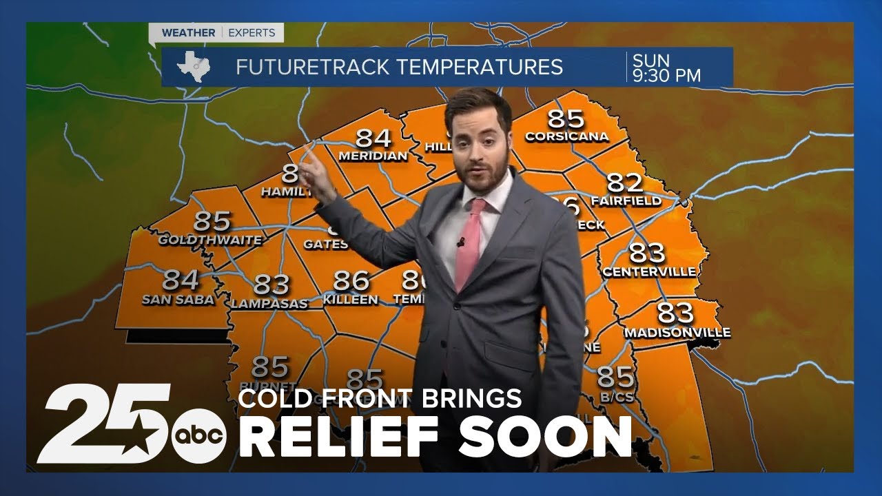 Cooler Temps and Rain Ahead: Cold Front Brings Storms to Texas - YouTube