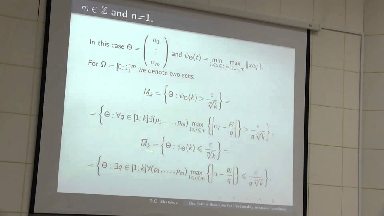 Jan 29. Talk 7. Oscillation theorems for irrationality measure functions video editing software free