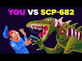 You vs SCP-682 - Can You Defeat and Survive the Hard To Destroy Reptile