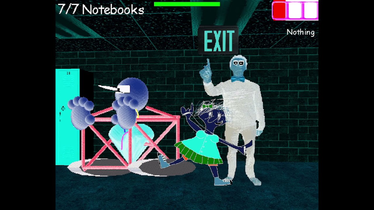 Baldi Basic's HD INVERTED [ALL WRONG ANSWERS] *CRAZY*