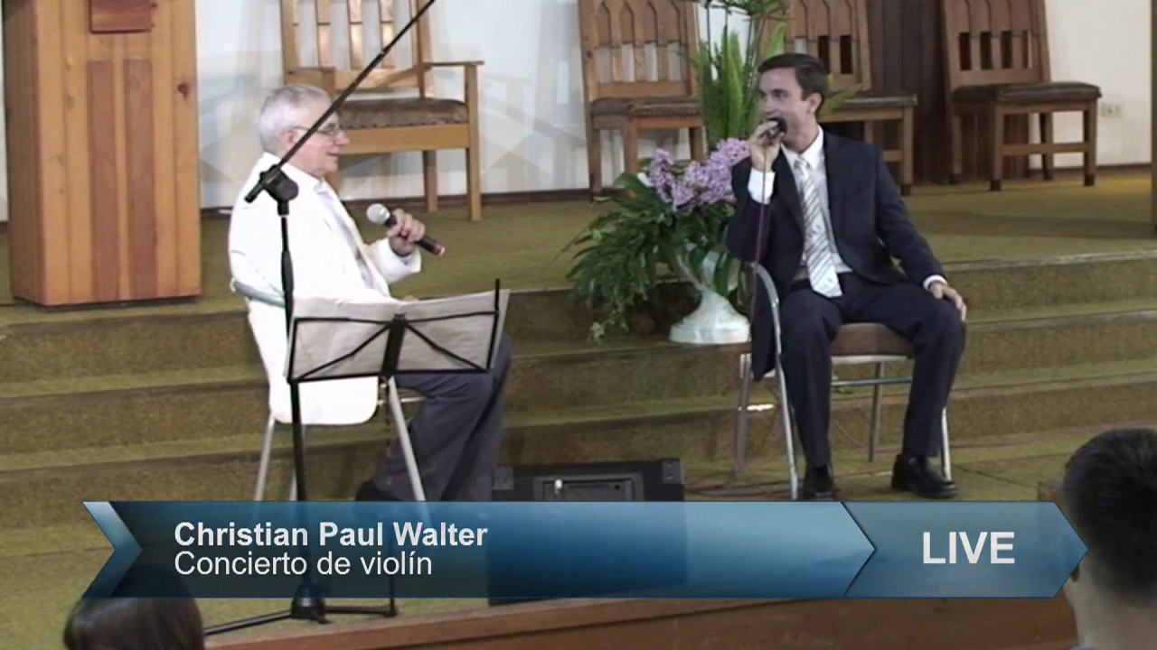 Concierto de Violín - Cristian Paul Walter | 16 diciembre 2017 06 13 41 p m