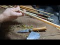 Making Hazel Arrows Kyudo Style 