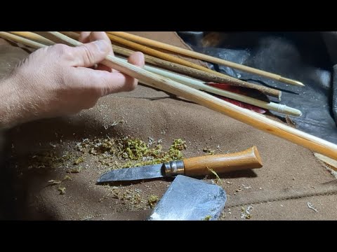 Making Hazel Arrows Kyudo Style