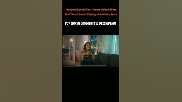 Facebook Portal Plus - Smart Video Calling 15.6” Touch Screen Display with Alexa - Black #Shorts