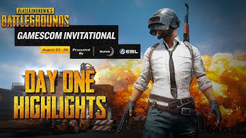 Gamescom PUBG Invitational Highlights Day 1 (Solos)