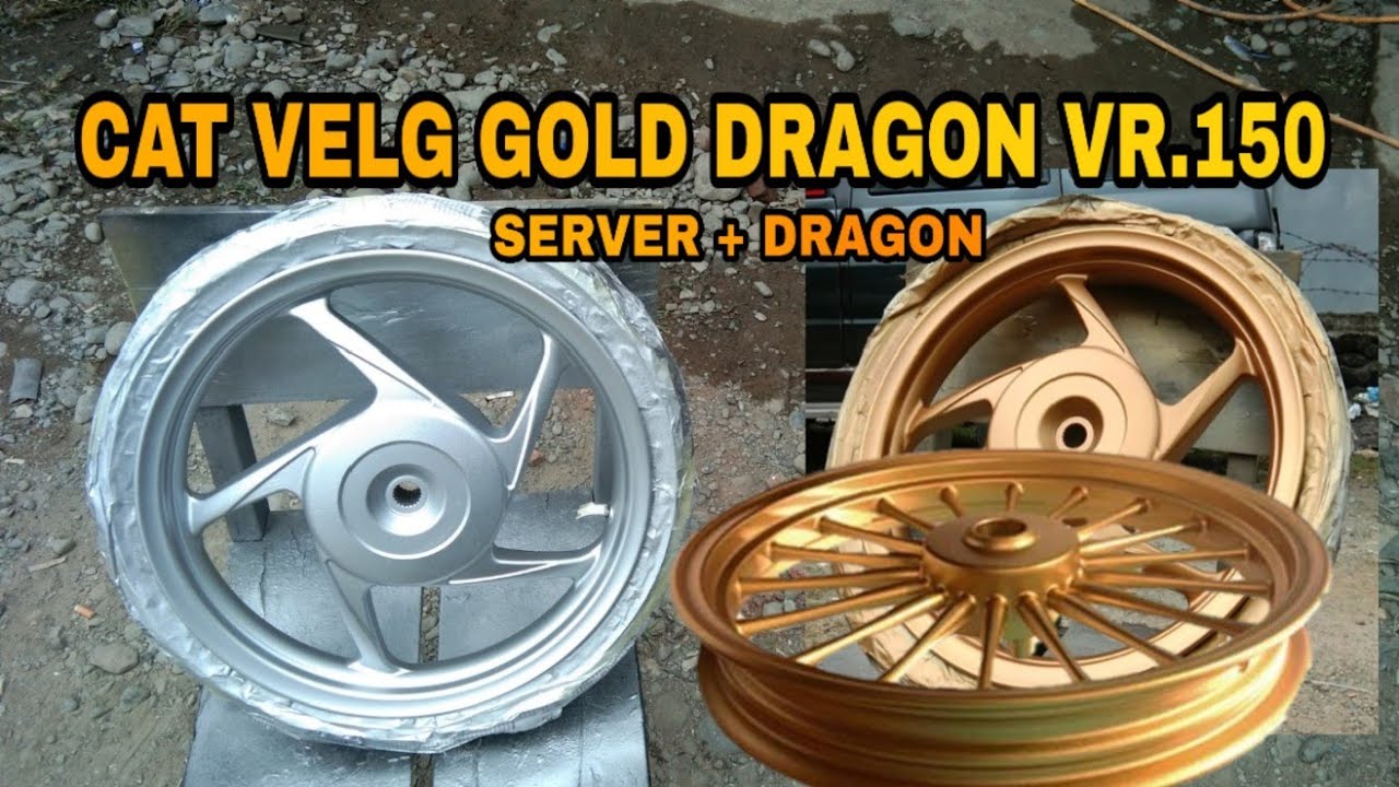 Cat Terbaru Velg Warna Gold Pelek Racing Vario 150 YouTube