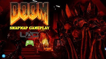 doom snapmap gameplay escaping from Haunted space ship ps4 [HD]