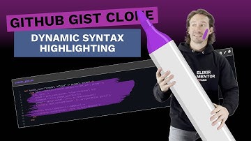 Building a GitHub Gist Clone with Phoenix LiveView - Part 15: Dynamic Syntax Highlighting