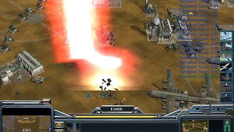 Zero Hour Destructive Forces Mod: USA Assault - Penta Laser & Tomahawk Storm Spam