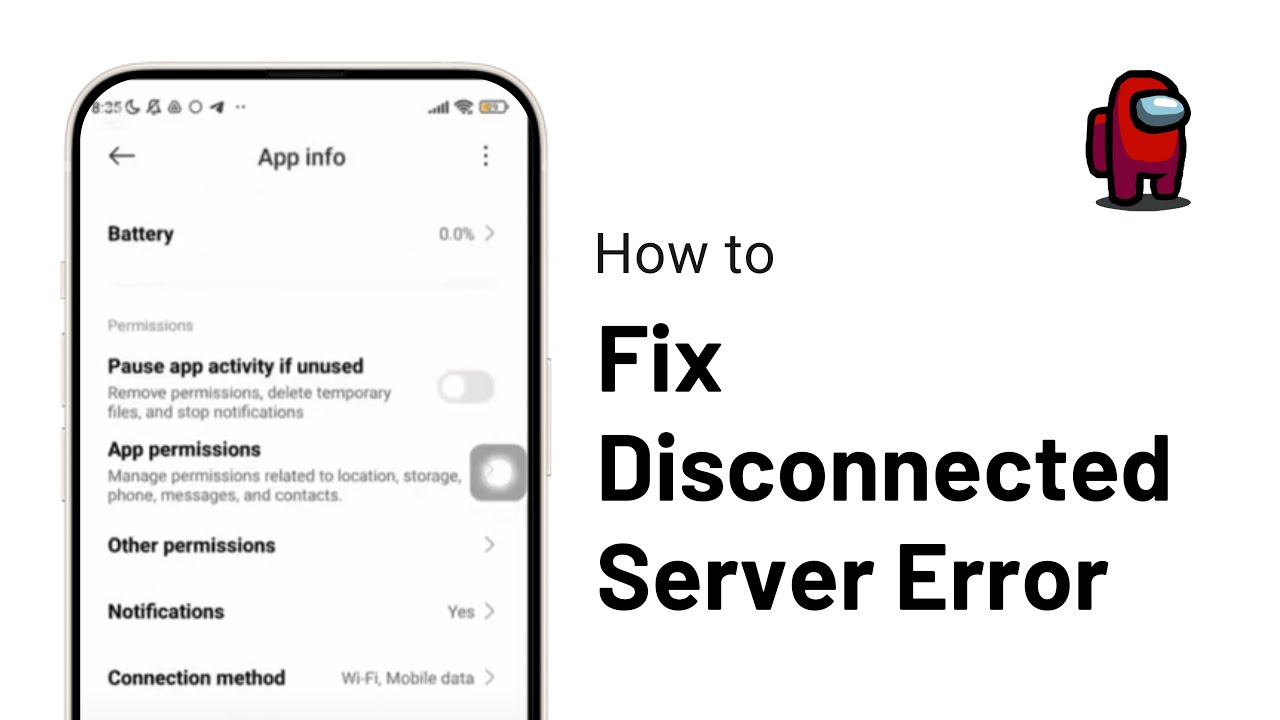How to Fix Disconnected from Server Error in Among Us