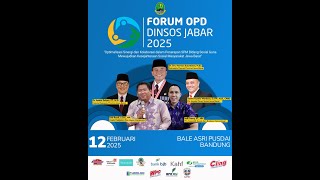 Forum Perangkat Daerah Dinas Sosial Provinsi Jawa Barat Tahun 2025 #dinsosjabar #jawabarat