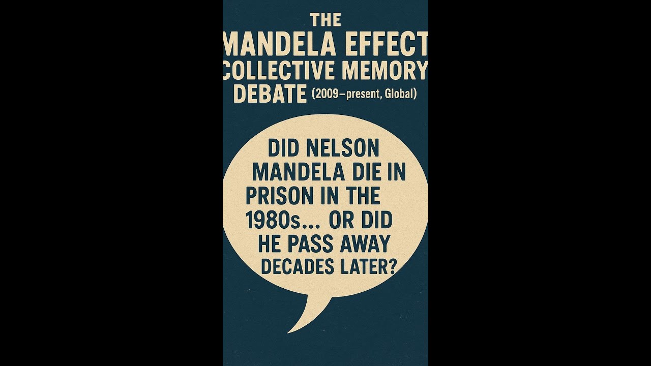 The Mandela Effect Collective Memory Debate (2009–present, Global) # ...