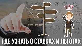 Налоги: где узнать о ставках и льготах