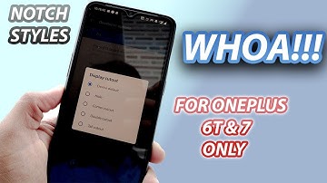 How To Change NOTCH STYLES In OnePlus Mobiles? (NO APP Required)